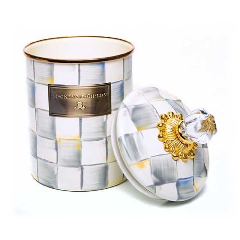Small, medium and Large and utensil holder sterling